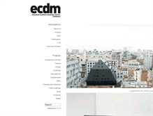 Tablet Screenshot of ecdm.eu